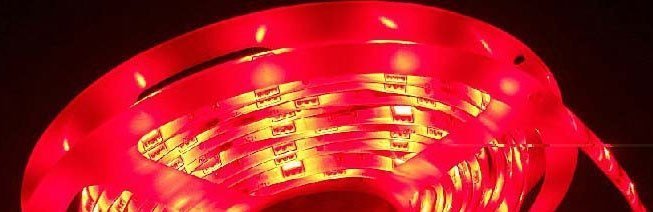 Fita LED Vermelha (5050) - IP65 (Resistente a água) - Rolo com 5 metros - 12 volts - 1980 - 2