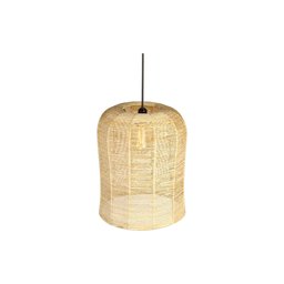 Pendente Luminária Gaiola de Palha de Milho 30x37:natural/110v/220v - 1