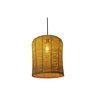 Pendente Luminária Gaiola de Palha de Milho 30x37:natural/110v/220v - 3