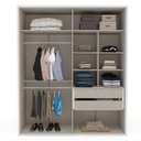 Ver imagem 5 de Guarda-roupa Sevilha 4 Portas Cômoda 8 Gavetas Cama Infanto Juvenil Solteiro