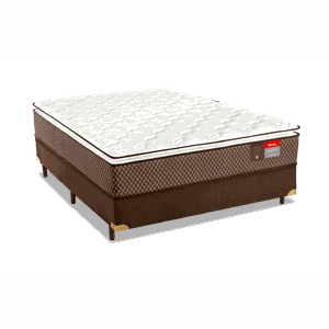 Conjunto Box Casal Molas Ensacadas Evolution Pillow Top 138x188x70 Reconflex