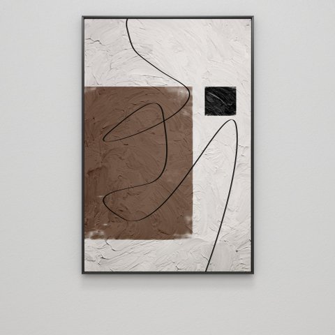 Quadro Decorativo Formas Abstratas