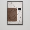 Ver imagem 1 de Quadro Decorativo Formas Abstratas