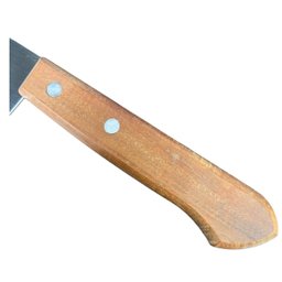 Faca em Inóx de Cozinha para Carne Nº6 com Cabo em Madeira - 5