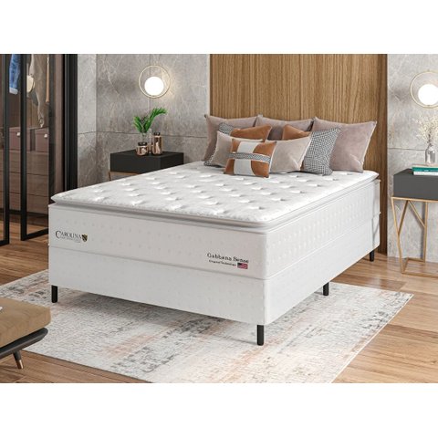 Colchão Gabbana Sense Pillowtop Me - Casal - 1,38 X 1,88m - Altura 28cm