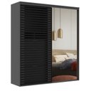 Ver imagem 3 de Guarda-Roupa Sol 2 Portas Ripada 100% MDF com Espelho Autes