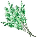 Ver imagem 1 de 12 Ramos Decoração Arranjo Planta Artificial 5 Galhos Cada 40cm