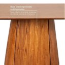 Ver imagem 5 de Conjunto Baobá 160cm com 06 Cadeiras Jandaia CabeCasa MadeiraOriginals Marrom/Cinamomo/Amêndoa/Bege