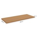 Ver imagem 2 de Tampo para Balcão Planejado 120cm Soho CabeCasa MadeiraOriginals Marrom/Freijó