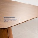 Ver mais imagens de Conjunto Baobá 210cm com 08 Cadeiras Jandaia CabeCasa MadeiraOriginals Marrom/Cinamomo/Amêndoa/Bege