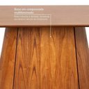 Ver imagem 5 de Conjunto Baobá 210cm com 08 Cadeiras Jandaia CabeCasa MadeiraOriginals Marrom/Cinamomo/Amêndoa/Bege
