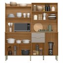 Ver imagem 3 de Armario de Cozinha Pitaya com 7 Portas e 2 Gavetas Amendola/nude Prime Tx