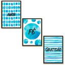 Ver imagem 1 de Kit 03 Placas Decor Mdf Amor Fé Gratidão Tamanho 28,7x22 Ar8