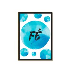 Kit 03 Placas Decor Mdf Amor Fé Gratidão Tamanho 28,7x22 Ar8 - 6