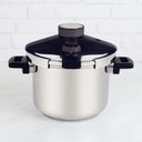 Ver imagem 3 de Panela Pressão Presto Aço Inox Fundo Triplo 5 Dispositivos de Segurança 22 Cm 6l - Tramontina