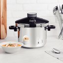 Ver imagem 7 de Panela Pressão Presto Aço Inox Fundo Triplo 5 Dispositivos de Segurança 22 Cm 6l - Tramontina