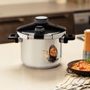 Ver imagem 4 de Panela Pressão Presto Aço Inox Fundo Triplo 5 Dispositivos de Segurança 22 Cm 6l - Tramontina
