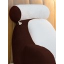 Ver imagem 3 de Almofada de Descanso e Apoio de Lombar Travesseiro Multiuso Ergométrico para Leitura com Rolinho Des