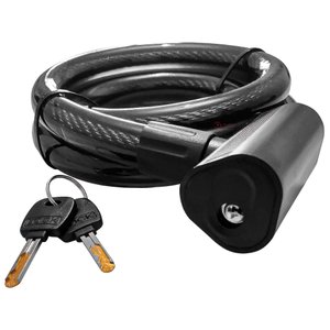 Corrente Cadeado para Bicicleta Bike Moto Portão Aço Articulável com 2 Chaves