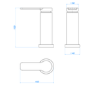Ver imagem 2 de Acionamento Monocomando de Mesa para Cozinha Deca - 4992.GL99.RD.02