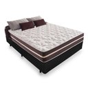 Ver imagem 1 de Cama Box Casal 138 Tecido Sintético Preto com Colchão Little Angel - Bello Box - Mola Superlastic 22