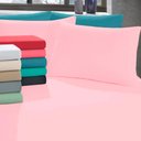 Ver imagem 1 de Jogo de Cama Liso Vivaldi - Sul Brasil - Solteiro - Rosa Camafeu