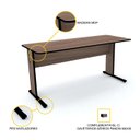 Ver imagem 3 de MESA P/ ESCRITÓRIO 152X61 PANDIN MAXXI - WALNUT/PRETO MX150