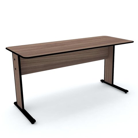 MESA P/ ESCRITÓRIO 152X61 PANDIN MAXXI - WALNUT/PRETO MX150