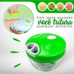 Triturador Picador Alho Cebola Vinagrete Alimentos Manual P - 3