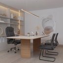 Ver imagem 5 de Cadeira Office Giratória Melbourne Pu Preta Braços Fixos - Fratini
