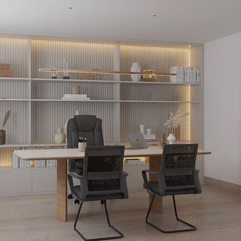 Cadeira Office Giratória Melbourne Pu Preta Braços Fixos - Fratini