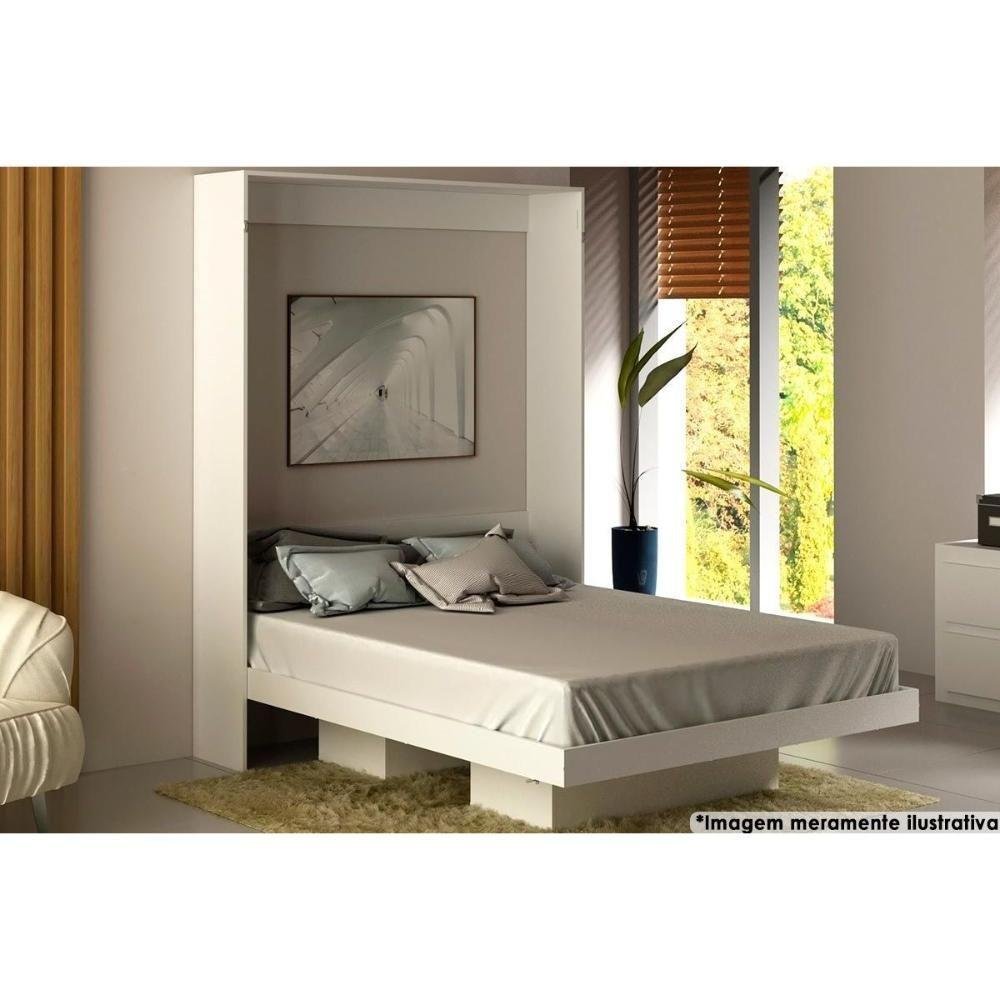 Cama Dobrável Articulada Multifuncionalcm8016 Branco - Tecno Mobili