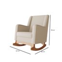 Ver imagem 5 de Poltrona Amamentação Aquila Balanço C/ Puff Creme