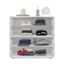 Ver imagem 3 de Cômoda Lisboa 4 Gavetas Branco/cinza - Politorno