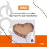 Kit 9 Bandeja Pérola Coração Mdf Cru 3p 3m 3g - 2