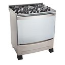 Ver imagem 2 de Fogão Mueller Decorato Vetro Piso 5 Bocas Inox G3 601230053 Bivolt