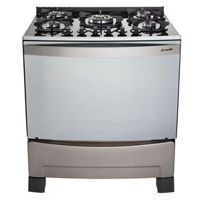 Fogão Mueller Decorato Vetro Piso 5 Bocas Inox G3 601230053 Bivolt