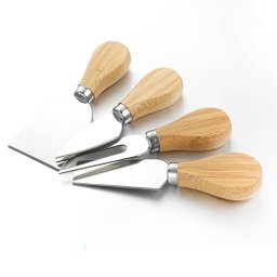Jogo de Facas para Queijo com 4 Peças Inox e Cabo de Madeira - 5