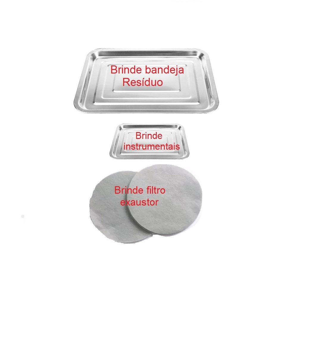 Kit Podologia Cadeira Luminária com Exaustor Armário Mocho Bandejas Fiscomed Kit Poltrona para Podol - 3