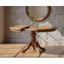 Ver imagem 1 de Mesa Redonda Elástica Farroupilha 1,40 X 1,40 (+40cm) - Madeira Maciça - Móveis de Gramado