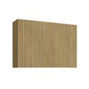 Ver imagem 1 de Armário Aéreo 3 Portas 120x83 cm Valência Amadeirado Claro 100% MDF Casamia