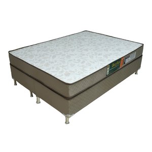 Conjunto Box Completo Queen Becflex Titan Mag Gold 1,58 X 1,98 X 0,46 (cama Box + Colchão)