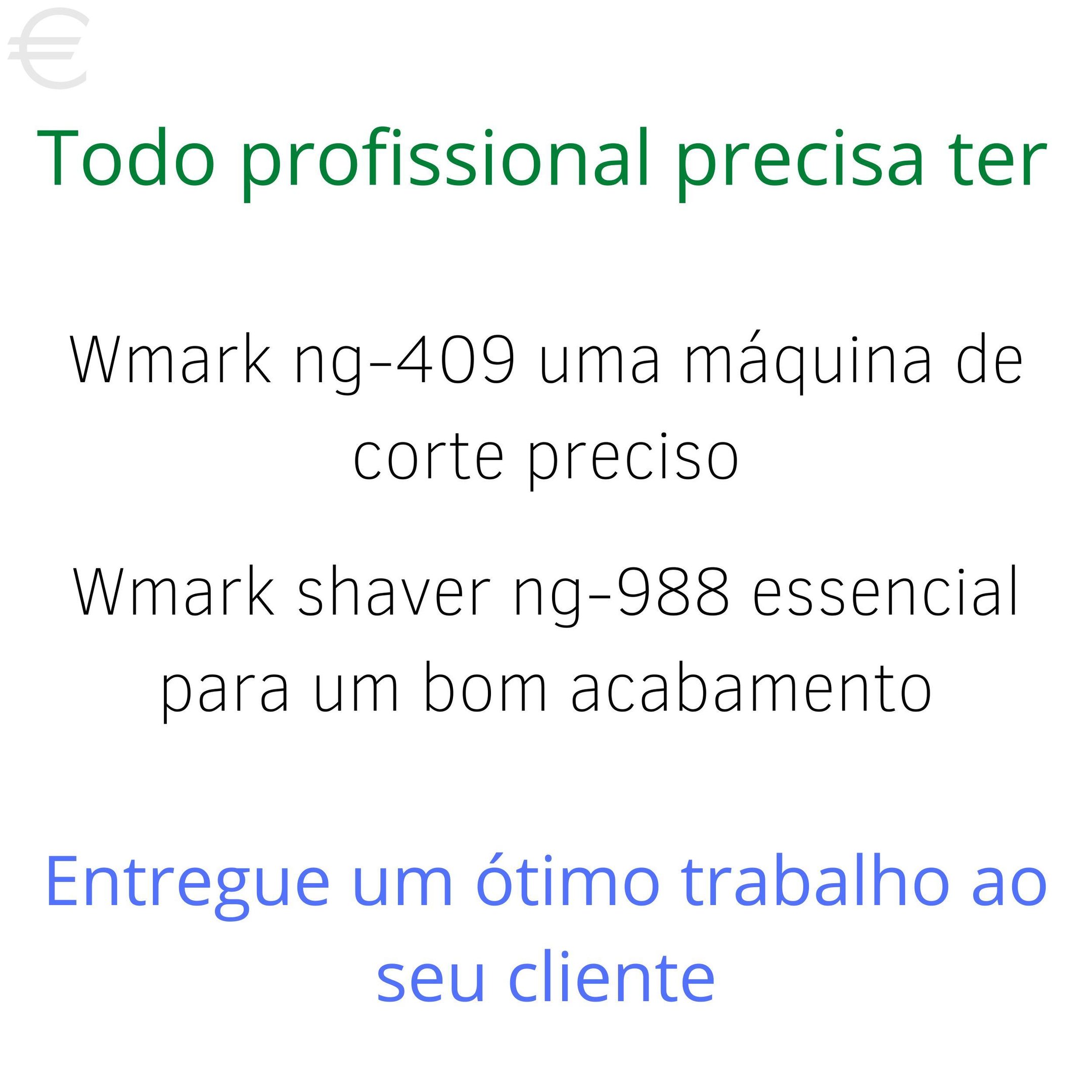 Máquina de Corte Profissional e Shaver Wmark Acabamento - 5