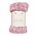 Ver imagem 1 de Manta Peseira para Cama Sofá Antialérgica Neo Bubbles Rosé 1,30x1,50m - Camesa