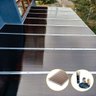Kit Policarbonato Bronze 4mm 2,00m X 3,00m - Perfis Naturais - 4