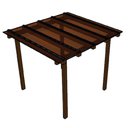 Ver imagem 1 de Kit Policarbonato Bronze 4mm 2,00m X 3,00m - Perfis Naturais