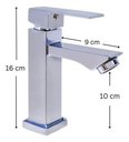 Ver imagem 4 de Torneira de Banheiro Acqua Metais Quadra Cromado Linha Luxor