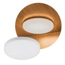 Ver imagem 1 de Painel LED Infinity 18W 3000k Redondo Bivolt de Embutir ou Sobrepor Branco Quente ST2876