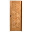 Ver imagem 1 de Kit Porta de Madeira 210x82cm Batente 11cm Spazio Eco Uniportas Abertura Esquerda Marrom