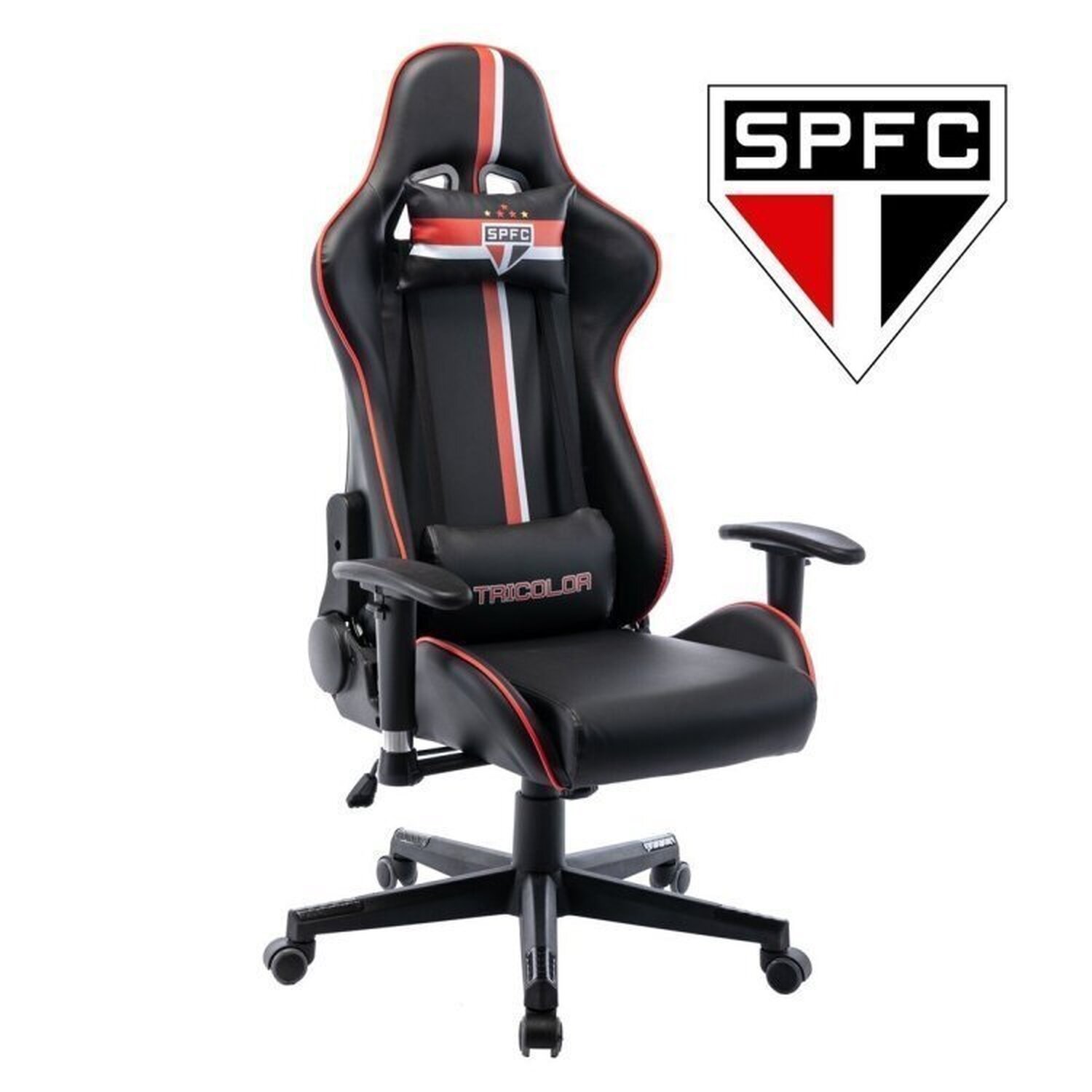 Kit 4 Cadeiras Gamer São Paulo Spfc 3318 - 2